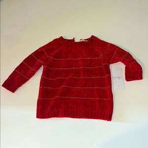 Jessica Simpson Baby Sweater in Scarlet Sage, Ultra Soft, 12M